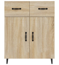 Sideboard Sonoma-Eiche 69,5x34x90 cm Holzwerkstoff