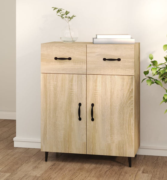 Sideboard Sonoma-Eiche 69,5x34x90 cm Holzwerkstoff