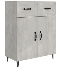 Sideboard Betongrau 69,5x34x90 cm Holzwerkstoff