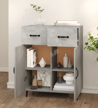Sideboard Betongrau 69,5x34x90 cm Holzwerkstoff