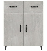 Sideboard Betongrau 69,5x34x90 cm Holzwerkstoff