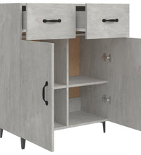 Sideboard Betongrau 69,5x34x90 cm Holzwerkstoff