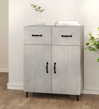 Sideboard Betongrau 69,5x34x90 cm Holzwerkstoff