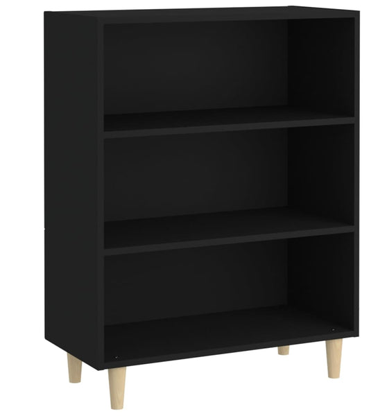 Sideboard Schwarz 69,5x32,5x90 cm Holzwerkstoff