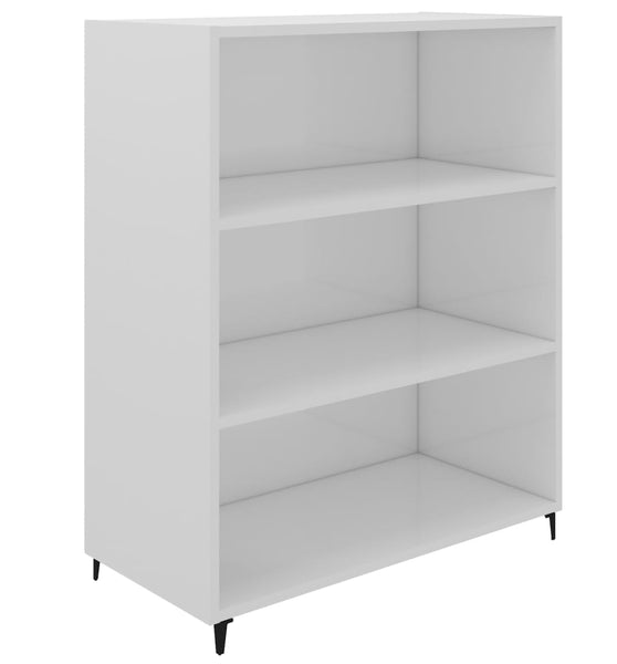 Sideboard Hochglanz-Weiß 69,5x32,5x90 cm Holzwerkstoff
