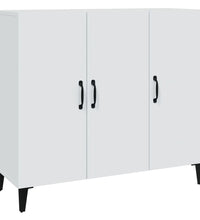 Sideboard Weiß 90x34x80 cm Holzwerkstoff