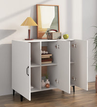 Sideboard Weiß 90x34x80 cm Holzwerkstoff