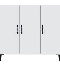 Sideboard Weiß 90x34x80 cm Holzwerkstoff