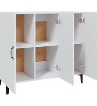 Sideboard Weiß 90x34x80 cm Holzwerkstoff