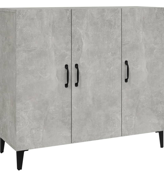 Sideboard Betongrau 90x34x80 cm Holzwerkstoff