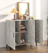 Sideboard Betongrau 90x34x80 cm Holzwerkstoff