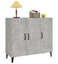 Sideboard Betongrau 90x34x80 cm Holzwerkstoff