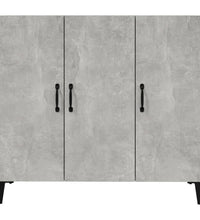 Sideboard Betongrau 90x34x80 cm Holzwerkstoff
