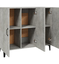 Sideboard Betongrau 90x34x80 cm Holzwerkstoff
