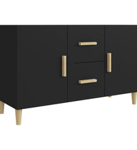 Sideboard Schwarz 100x36x60 cm Holzwerkstoff