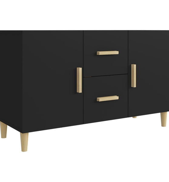 Sideboard Schwarz 100x36x60 cm Holzwerkstoff