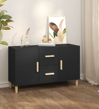 Sideboard Schwarz 100x36x60 cm Holzwerkstoff