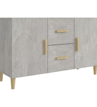 Sideboard Betongrau 100x36x60 cm Holzwerkstoff