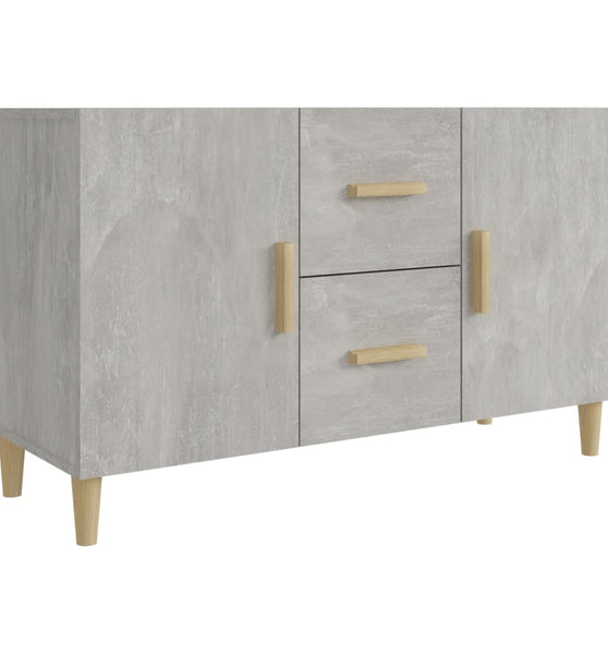 Sideboard Betongrau 100x36x60 cm Holzwerkstoff