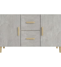 Sideboard Betongrau 100x36x60 cm Holzwerkstoff