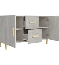 Sideboard Betongrau 100x36x60 cm Holzwerkstoff