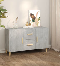 Sideboard Betongrau 100x36x60 cm Holzwerkstoff