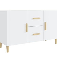 Sideboard Hochglanz-Weiß 100x36x60 cm Holzwerkstoff