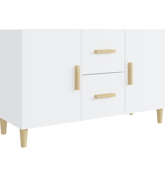 Sideboard Hochglanz-Weiß 100x36x60 cm Holzwerkstoff