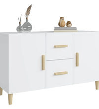 Sideboard Hochglanz-Weiß 100x36x60 cm Holzwerkstoff