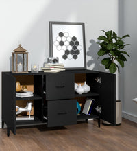 Sideboard Schwarz 100x36x60 cm Holzwerkstoff