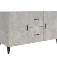 Sideboard Betongrau 100x36x60 cm Holzwerkstoff