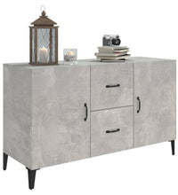 Sideboard Betongrau 100x36x60 cm Holzwerkstoff