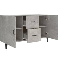 Sideboard Betongrau 100x36x60 cm Holzwerkstoff