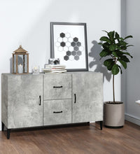 Sideboard Betongrau 100x36x60 cm Holzwerkstoff