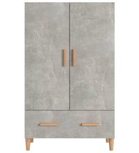 Highboard Betongrau 70x31x115 cm Holzwerkstoff