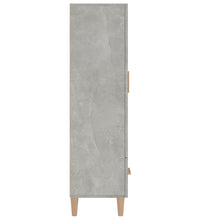Highboard Betongrau 70x31x115 cm Holzwerkstoff