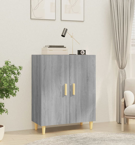 Sideboard Grau Sonoma 70x34x90 cm Holzwerkstoff