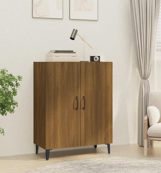 Sideboard Braun Eichen-Optik 70x34x90 cm Holzwerkstoff