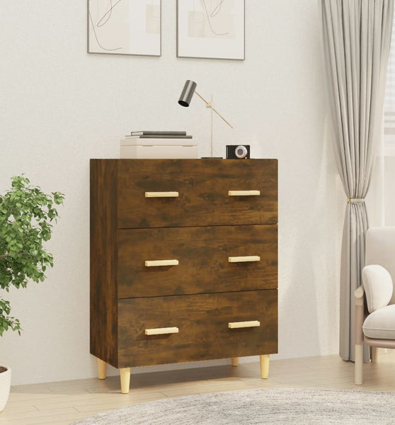 Sideboard Räuchereiche 70x34x90 cm Holzwerkstoff