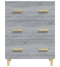 Sideboard Grau Sonoma 70x34x90 cm Holzwerkstoff