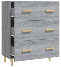 Sideboard Grau Sonoma 70x34x90 cm Holzwerkstoff