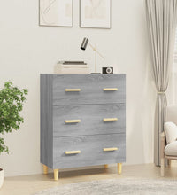 Sideboard Grau Sonoma 70x34x90 cm Holzwerkstoff