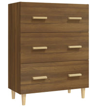Sideboard Braun Eichen-Optik 70x34x90 cm Holzwerkstoff