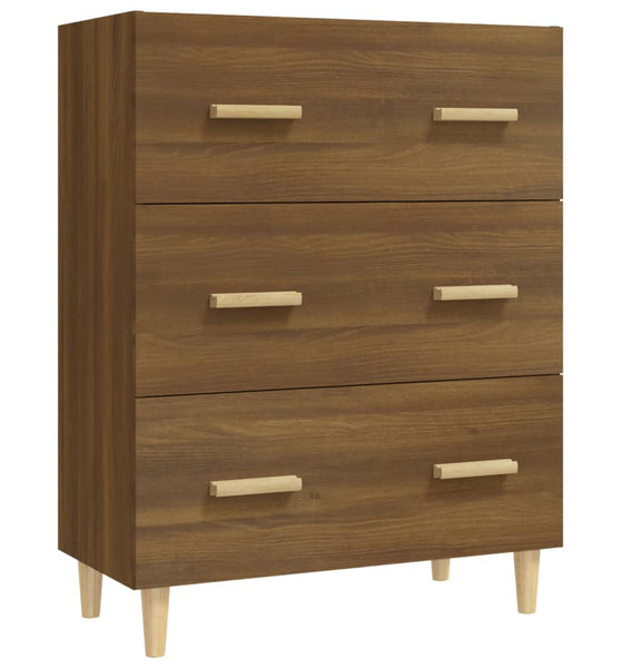 Sideboard Braun Eichen-Optik 70x34x90 cm Holzwerkstoff