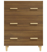 Sideboard Braun Eichen-Optik 70x34x90 cm Holzwerkstoff