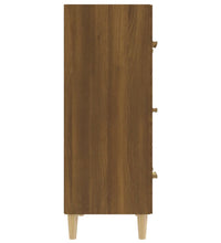Sideboard Braun Eichen-Optik 70x34x90 cm Holzwerkstoff