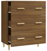 Sideboard Braun Eichen-Optik 70x34x90 cm Holzwerkstoff