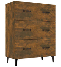 Sideboard Räuchereiche 69,5x34x90 cm Holzwerkstoff