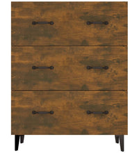 Sideboard Räuchereiche 69,5x34x90 cm Holzwerkstoff