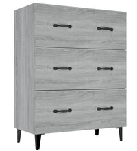 Sideboard Grau Sonoma 69,5x34x90 cm Holzwerkstoff